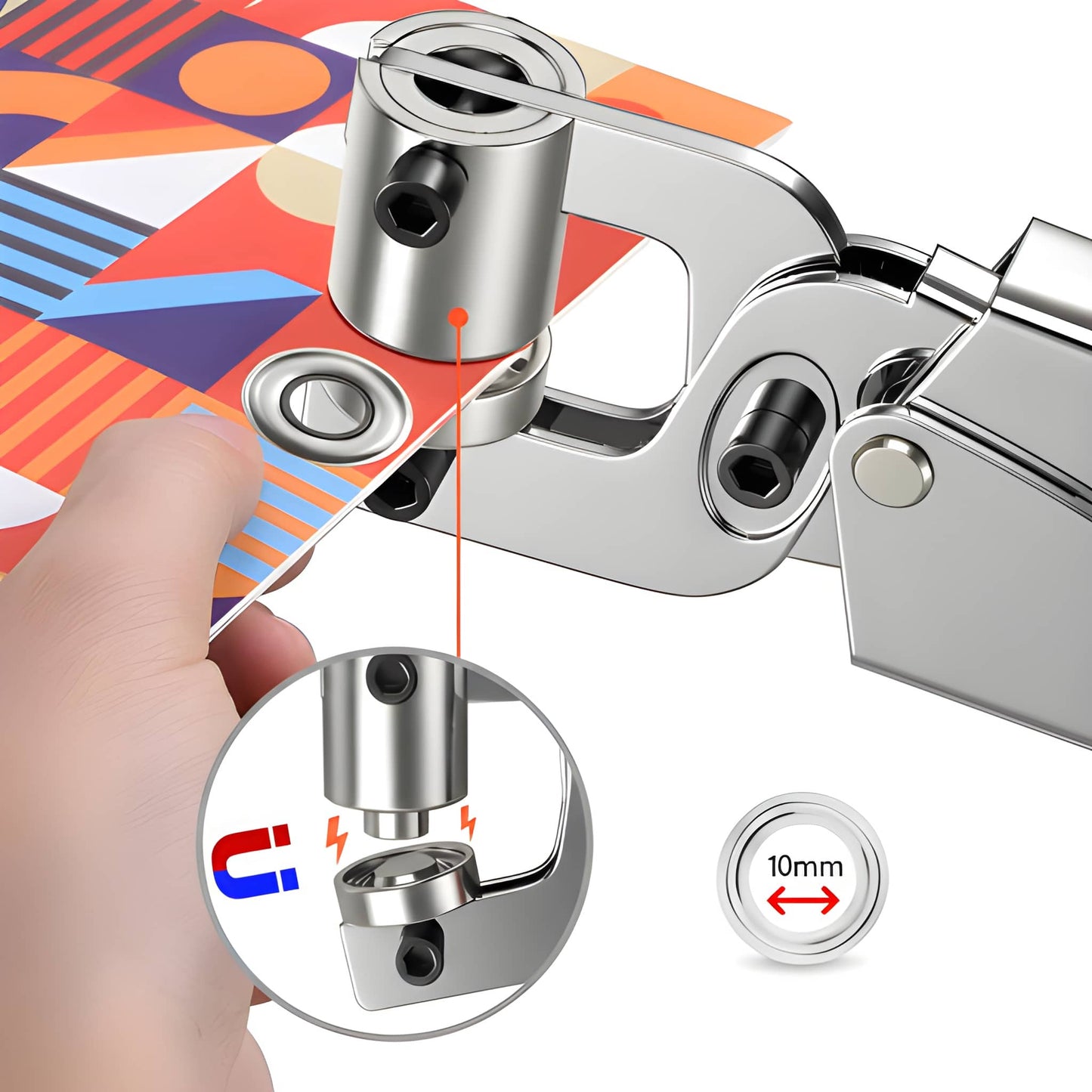 MasterPress Pro – Kit Pince à Œillets Professionnelle à Double Levier