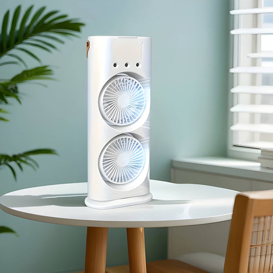 BreezeFlow™ – Ventilateur Humidificateur RGB.